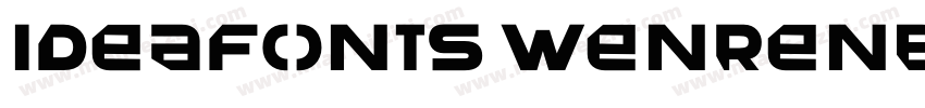IdeaFonts WenRenBan字体转换